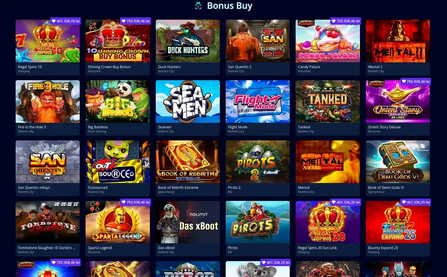 Джет casino интерфейс